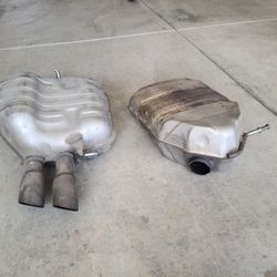 Audi A4 Exhaust Muffler Assembly.