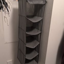 hanging closet organizer