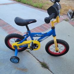 12" Kids Boys Youth Kids Hot Wheels Bike Bicycle With Training Wheels