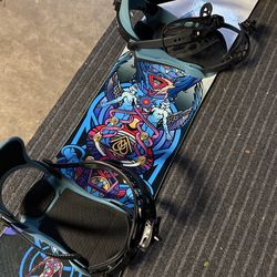 Amazing Youth Snowboard 141 - Lib Tech T Ripper With Union STR Bindings