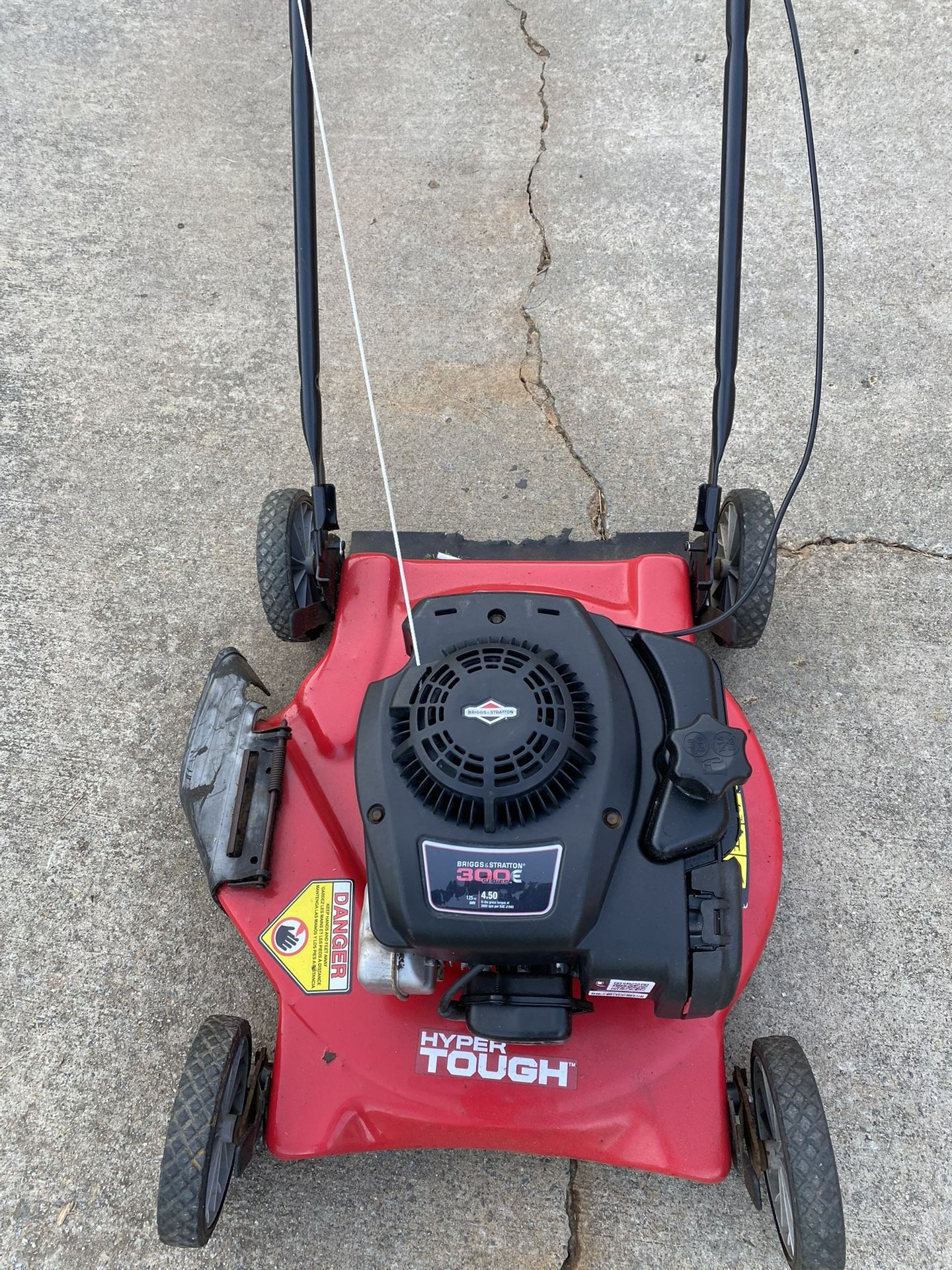 Hyper Tough 300E / 125cc. Push Lawn Mower