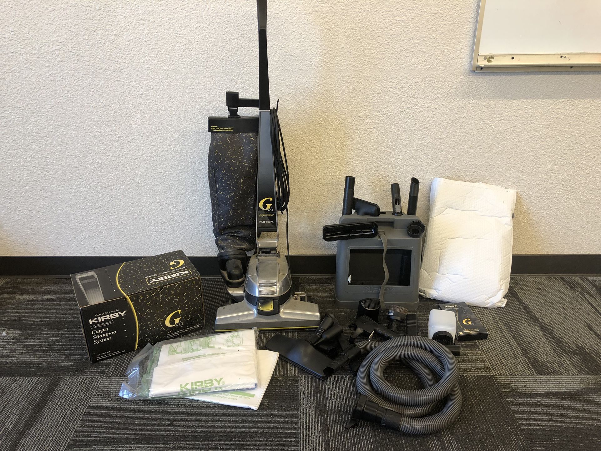 Kirby G Six Performance - Vacuum, Shampoo, All Parts and Extras