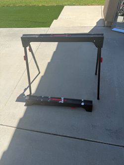 Folding Steel Sawhorse Pair