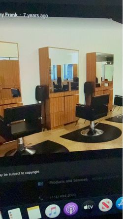 Hair salon station