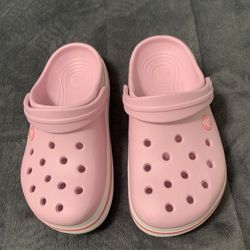 Pink Crocs