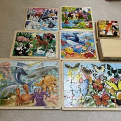 11 Wooden Puzzles 
