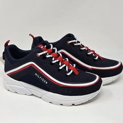 Tommy Hilfiger Womens Twessi Sneakers Shoes Blue