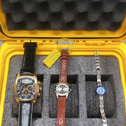 LUXURY WATCH DUO – Invicta Lupah & Caravelle Bulova – $55 to $145