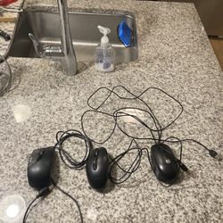 Various Wired mouses-3 count