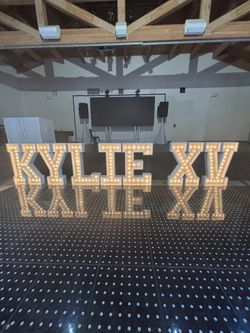 Marquee Light Up Letters