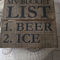 My bucket list