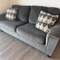 🛋️ Modern Gray Ashley Furniture Sofa Bed with Queen-Size Bed – Stylish & Functional
