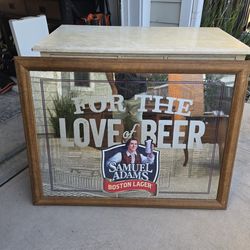Collectible Samuel Adams Boston Lager "For the Love of Beer" Wall Mirror Picture Frame