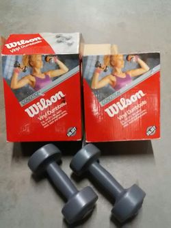 Vinyl dumbbells