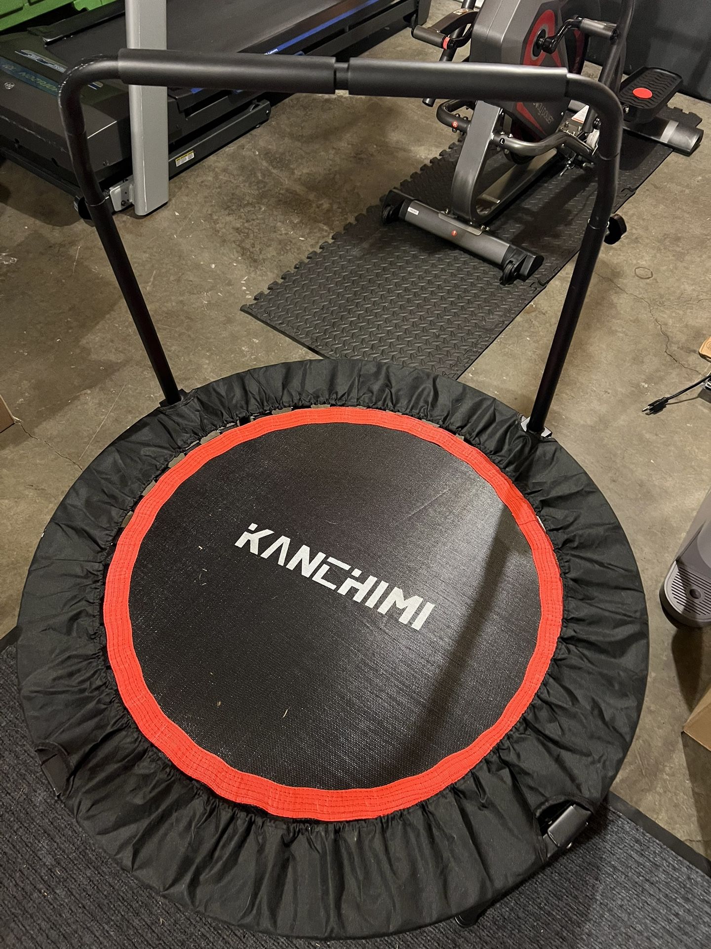 Trampoline With Stable Bar