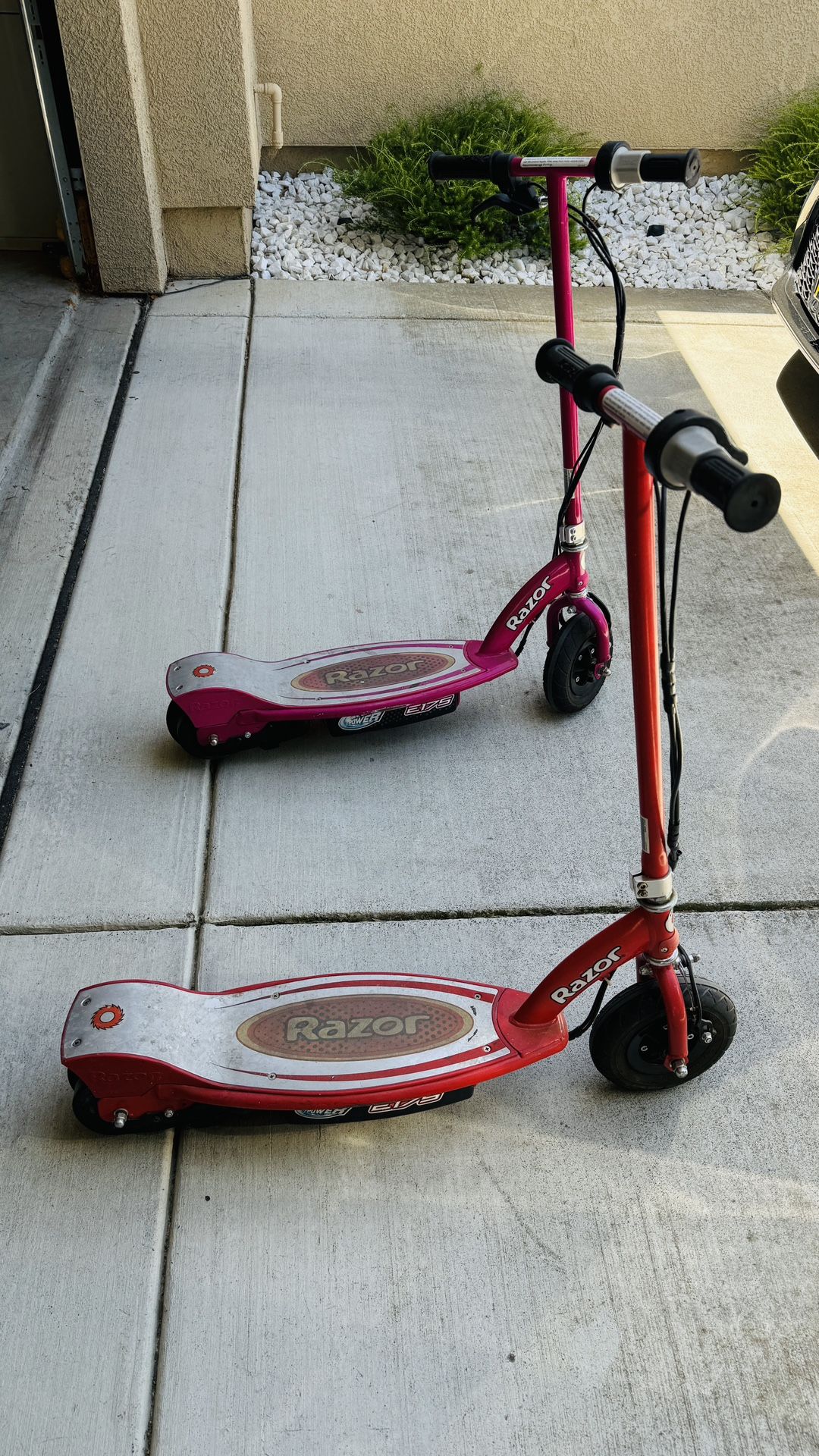 Two Razor Electric Scooters (2 For $100)