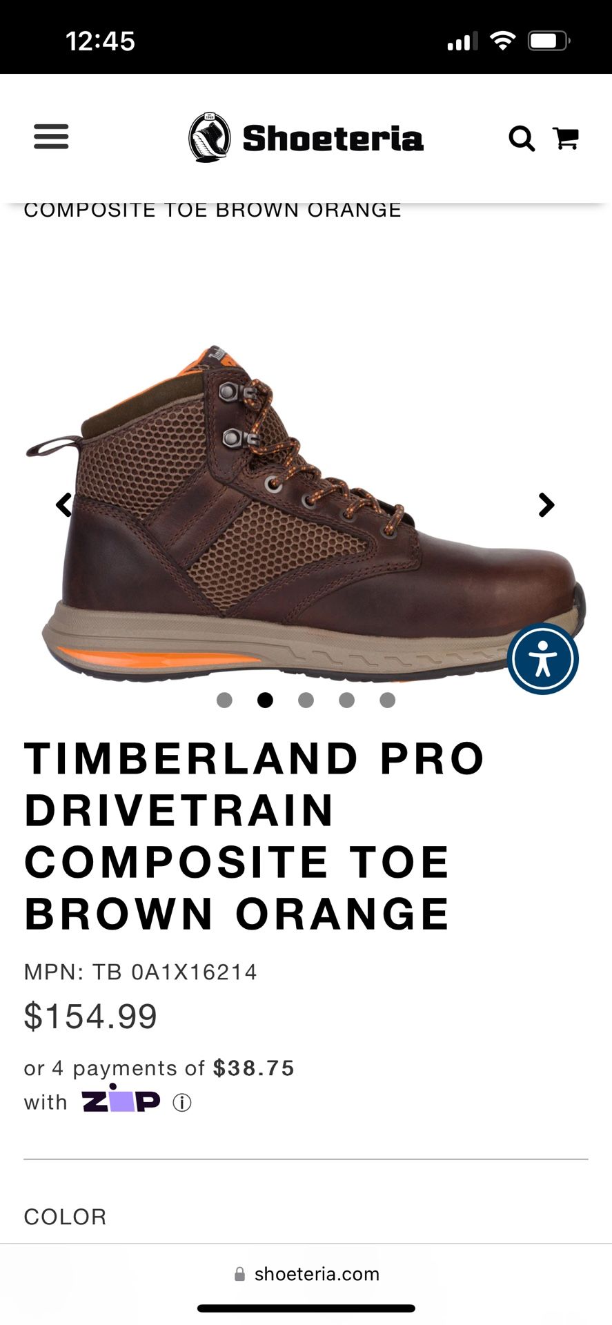 Timberland Pro Drivetrain Safety Shoes 