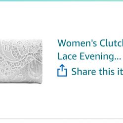 NEW Lace Clutch