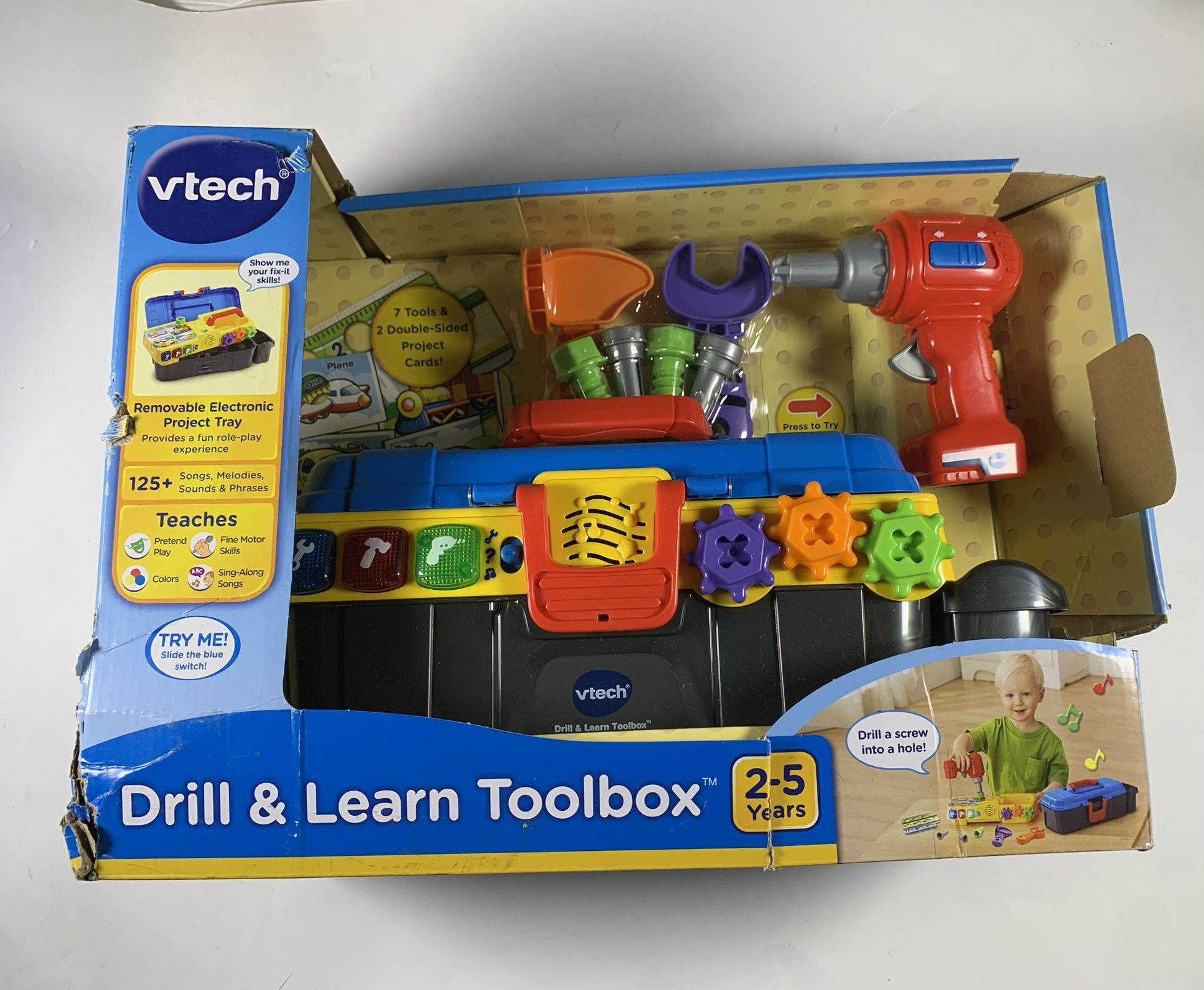 VTech Drill and Learn Toolbox Fix It Interactive NEW