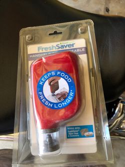 Brand new Fresh saver vacuum sealer system rechargeable in the box.