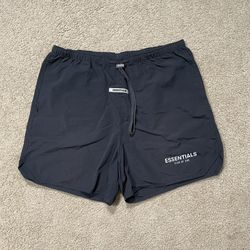 Fear Of God Essentials Nylon Shorts Black 