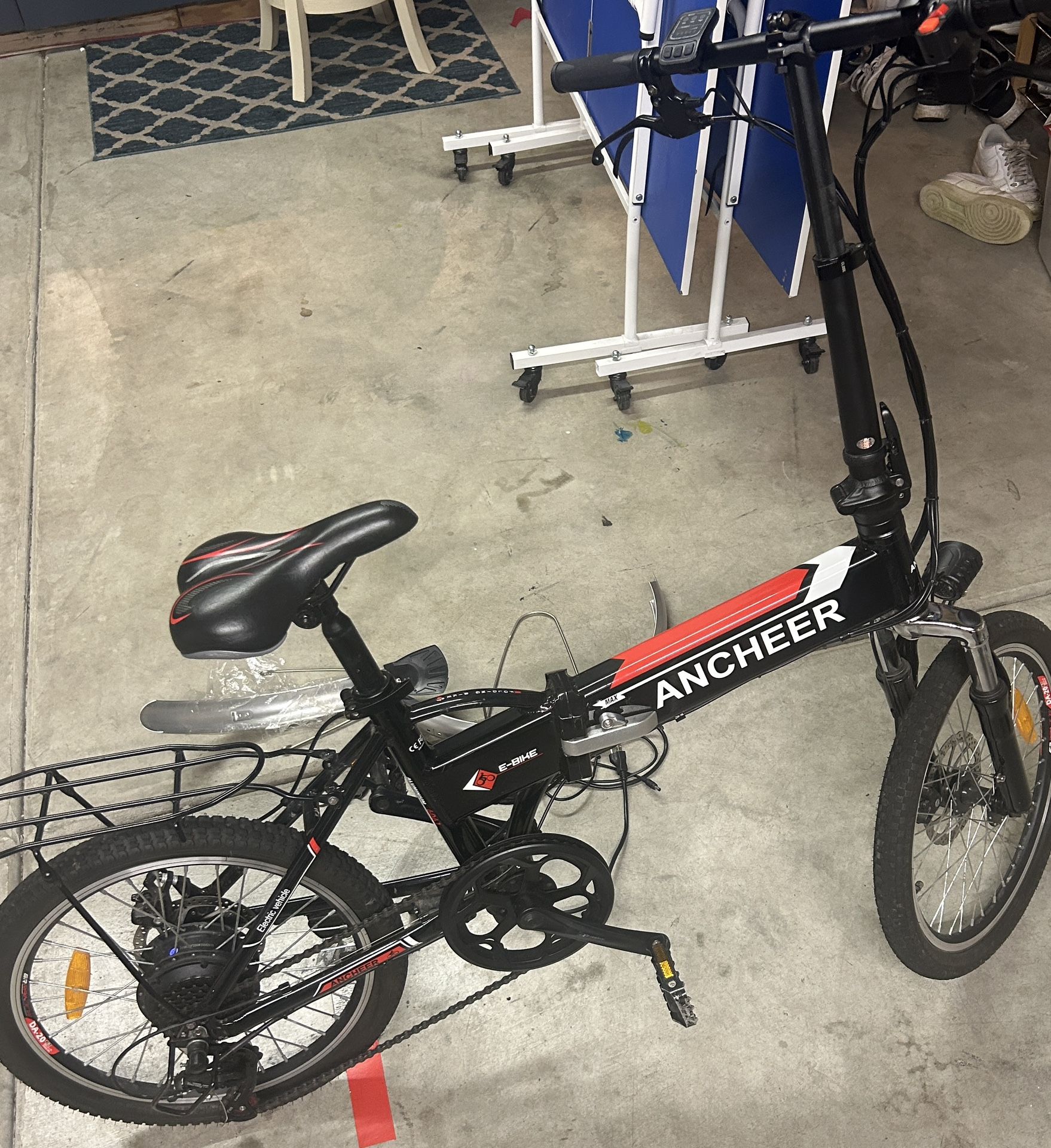 ANCHEER 20" Folding E-Bike for Adults, 500W Electric Ebike with 48 V-10.4Ah (499Wh) Battery