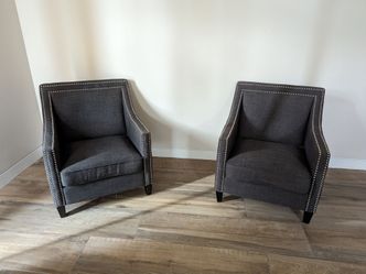 Cute nailhead armchair