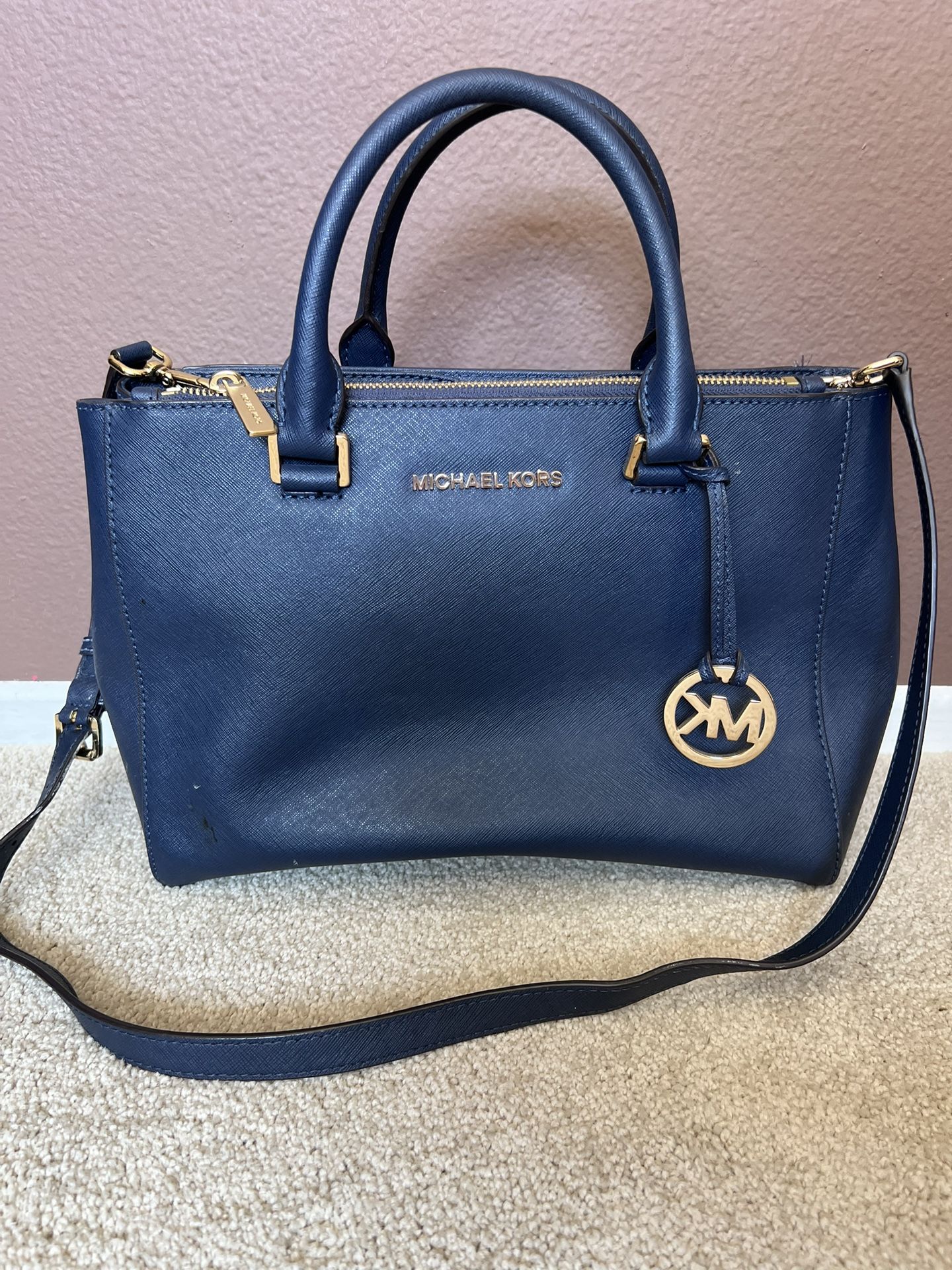 Blue Michael Kors Bag