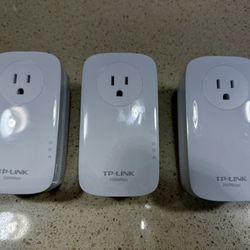 3 Pack TP Link AV2000 Ethernet Powerline Adaptors 