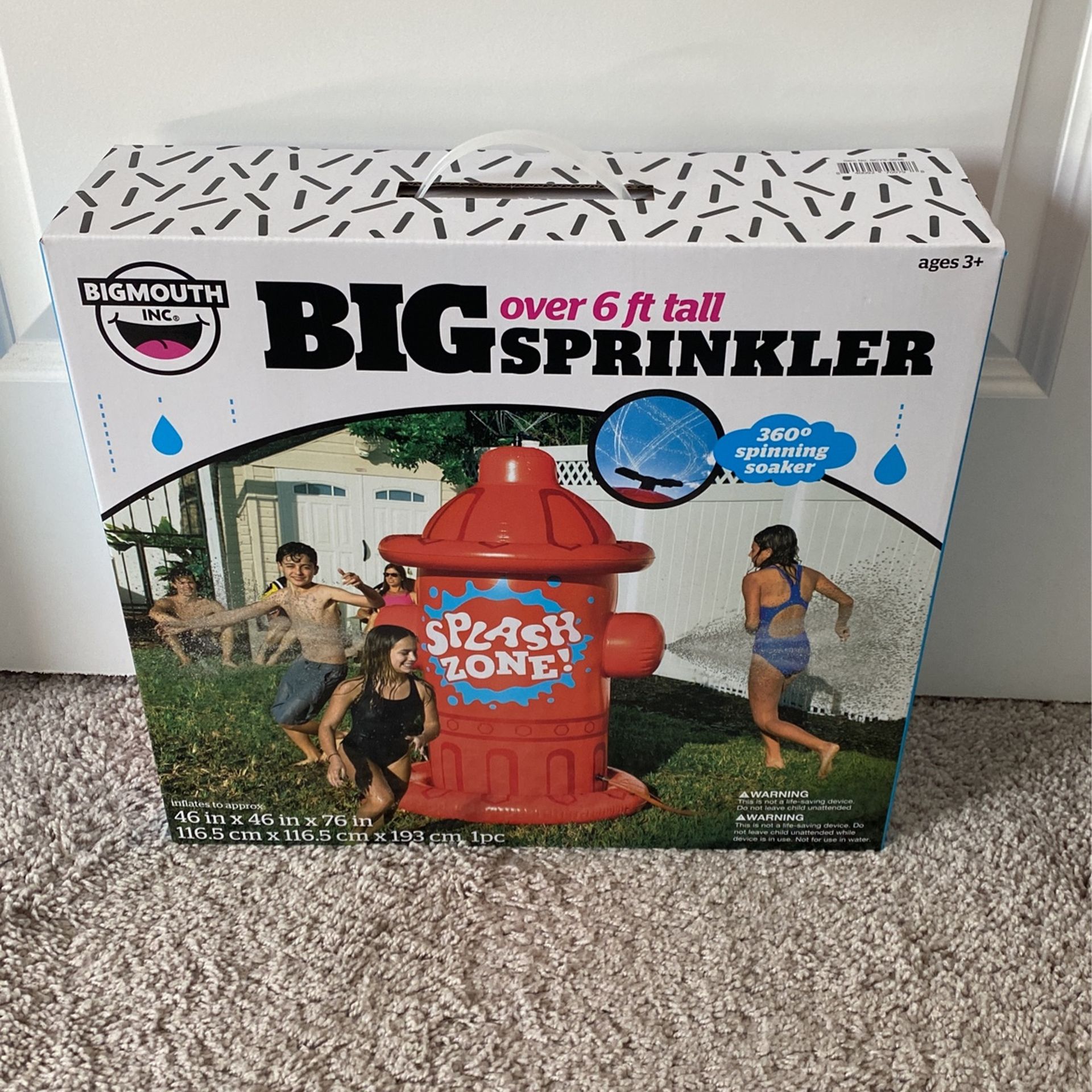 360 Spinning Big Sprinkler (6ft)