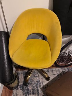 Yellow Swivel Chair