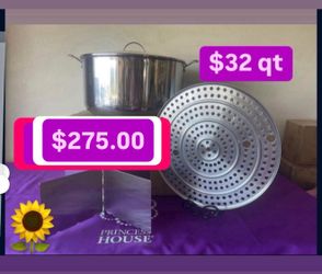 Olla Tamalera Vaporera 32qt  Capacidad 100 Tamales Para Birria Pozole Menudo Barbacoa Especial solo $275.00 Princess House Ventas Finales