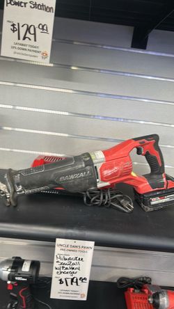 Milwaukee Sawzall Reciprocating Saw with Battery and Charger