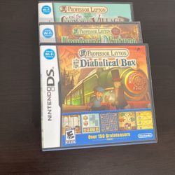 Nintendo DS Professor Layton CIB 