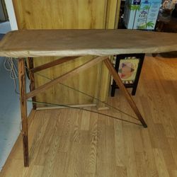 Antique Wooden Iron Board