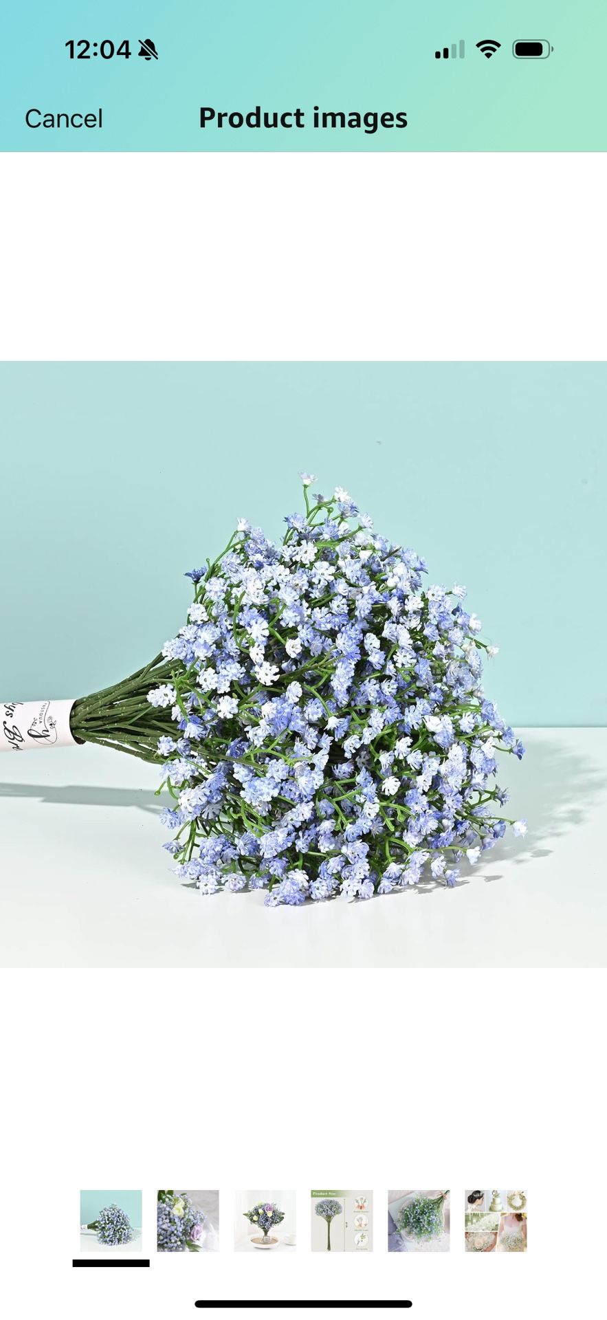 y Babys Breath Artificial Flowers, 24 Pcs
