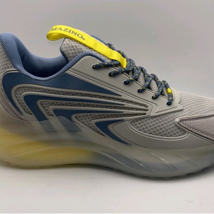 Mazino Krypton-011 Men`s Sneakers - Size 10.5 Ice/Blue/Yellow Mazino | Shoes | Mazino Krypton Sneakers Ice Blue Andyellow  main image 2