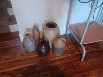 Antique stoneware jugs
