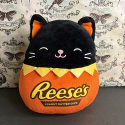 Squishmallows Reese’s Black Cat Plush 8 inch Toy