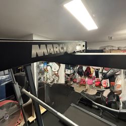 Marcy Squat Rack with some weights