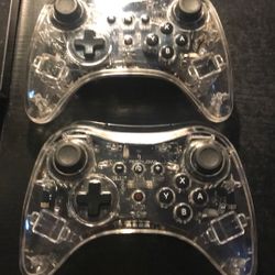 WII U AFTERGLOW CONTROLLERS BOTH FOR $30 VISALIA 