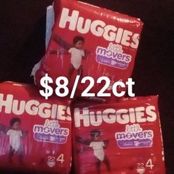 ♡NEW SEALED HUGGIES Size 4 ♡