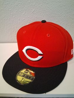 MLB New Era Cincinnati Reds 59fifty Fitted Hat  Size Available 7 1/2  &  7 3/8 $35