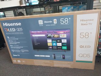 Hisense TV 58" Inch QLED Availabile On Finance Option At Just $49 Down And Take Home