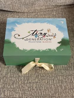 Tiny Generation Baby Milestone Blocks