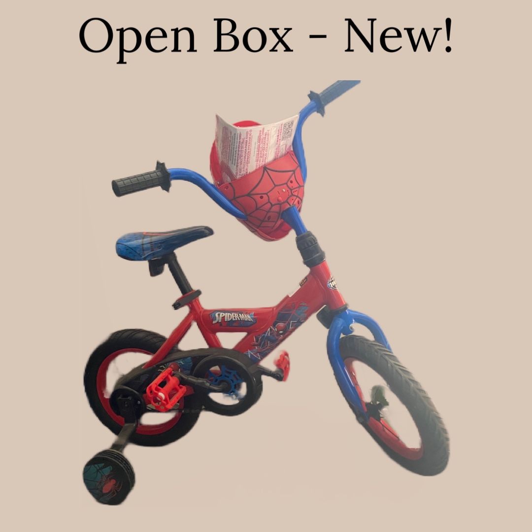 Spider-Man 12” Kids Bike With Training Wheels