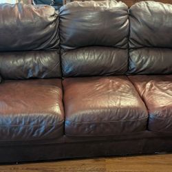 Leather Couch $50