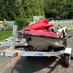 Kawasaki 1100 Stx Red  10 Ft 2 Seater