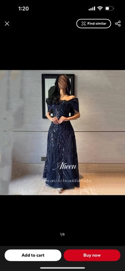 Small Navy Blue Beaded Dress