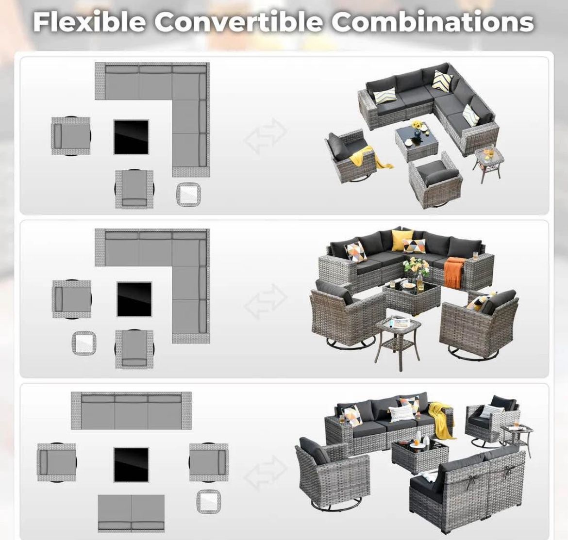 Patio Furniture Set Outdoor New In The Box
